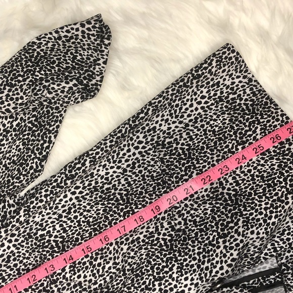 Avenue 14 16 Black Animal Print Blazer Stretch - Picture 8 of 10